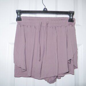 Altar'd State Revival Flowy Purple Athletic Shorts